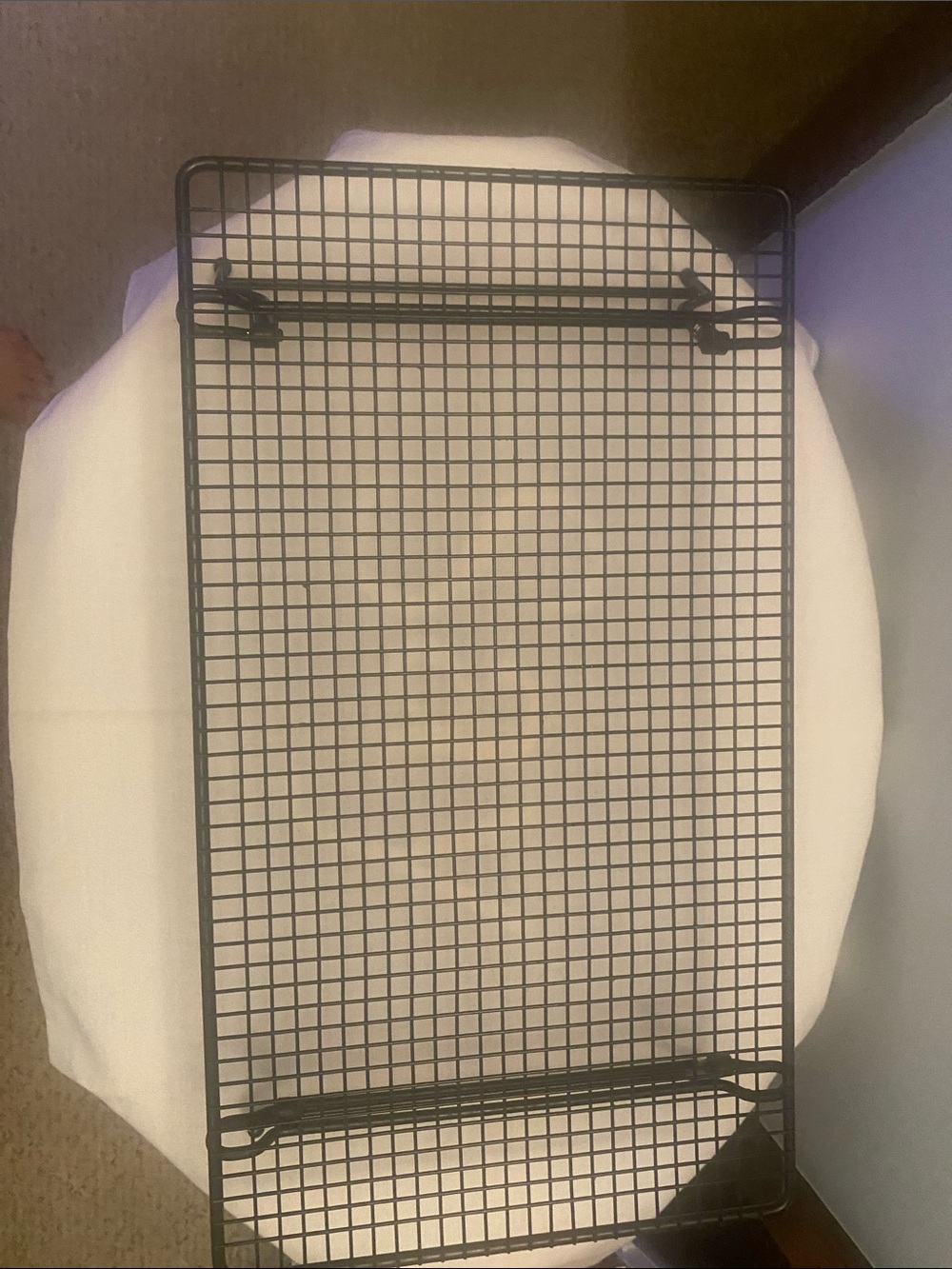 Black Nonstick Cooling Rack - Heavy-Duty Grid Oven Rack